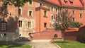 Cathedral of St Stanislaw and St Vaclav and royal castle on the Wawel Hill, Krakow, Poland, 4k footage video