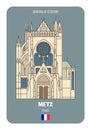 Cathedral of St Stephen in Metz, France