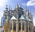 Cathedral of st. Vitus, Vaclav and Voiteha. Prague Royalty Free Stock Photo