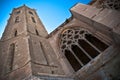 Cathedral of Sue Vella, LLeida, Catalunya, Spain Royalty Free Stock Photo