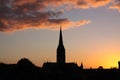 Cathedral Sunset Royalty Free Stock Photo