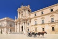 The Cathedral of Syracuse Duomo di Siracusa. The famous church in Syracuse Sicily Italy.