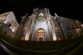 Cathedral of Syracuse by night in Ortygia - Italy Royalty Free Stock Photo