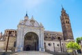 Cathedral in Tarazona de Aragon, Saragossa, Spain Royalty Free Stock Photo