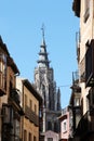 Cathedral of toledo, the main tower Royalty Free Stock Photo