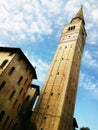 Cathedral towerbell of Pordenone Royalty Free Stock Photo
