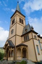 Cathedral of Vagan kirke Lofotkatedralen Royalty Free Stock Photo