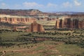 Cathedral Valley, Capitol Reef National Park Royalty Free Stock Photo