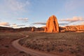 Cathedral Valley Sunrise, Capitol Reef National Park Royalty Free Stock Photo