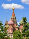 Cathedral of Vasily the Blessed (Saint Basil\'s Cathedral) on Red Square, Moscow, Russia
