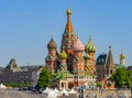 Cathedral of Vasily the Blessed (Saint Basil\'s Cathedral) on Red Square, Moscow, Russia