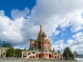 The Cathedral of Vasily the Blessed in Moscow, Russia Royalty Free Stock Photo