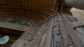 Cathedral of Verona, external Romanesque architecture with bestiaries carved in marble