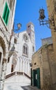 Cathedral view in Giovinazzo Oldtown. Apulia. Royalty Free Stock Photo