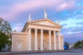 Cathedral of Vilnius at sundown light, Lithuania Royalty Free Stock Photo