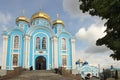 The Cathedral of the Vladimir Icon of Mother of God in Zadonsk town, Russia Royalty Free Stock Photo