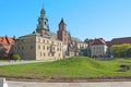 Cathedral of Wawel Castle in Krakow Royalty Free Stock Photo