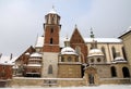 Cathedral on Wawel castle Royalty Free Stock Photo