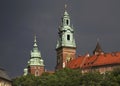 Cathedral in Wawel in Krakow. Poland Royalty Free Stock Photo