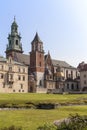 Cathedral at Wawel Royal Castle, Cracow, Poland Royalty Free Stock Photo