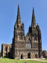 Cathedral West Front, Lichfield, UK