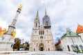 cathedral of zagreb old european gothic church