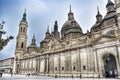 The Basilica Cathedral of Our Lady of the Pillar Royalty Free Stock Photo