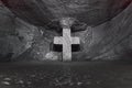 Cathedral of Zipaquira, built into an underground salt mine Royalty Free Stock Photo