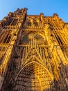 Cathedrale Notre-Dame or Cathedral of Our Lady of Strasbourg Royalty Free Stock Photo