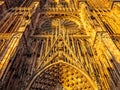 Cathedrale Notre-Dame or Cathedral of Our Lady of Strasbourg Royalty Free Stock Photo