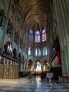 Cathedrale Notre Dame de Paris cite - catholic dome Royalty Free Stock Photo