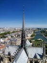 Cathedrale Notre Dame de Paris cite - catholic dome Royalty Free Stock Photo