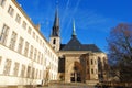 Cathedrale Notre Dame in the Luxembourg City.