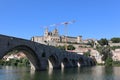 Cathedrale Pont Neuf Beziers Cathedral and new bridge of Beziers Herault Occitanie South of France