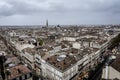 Cathedrale Saint Andre and Pey Berland Tower in Bordeaux, France