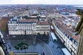 Cathedrale Saint Andre and Pey Berland Tower in Bordeaux, France