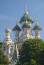 Cathedrale Saint-Nicolas, Russian Orthodox Church, inaugurated in 1912, Nice, France Royalty Free Stock Photo