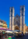Cathedrale Saint-Vincent de Chalon-sur-saone at day. France Royalty Free Stock Photo