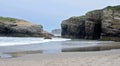 Cathedrals beach in north of Spain Royalty Free Stock Photo