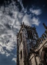 Catherdral Tower in York in England the UK