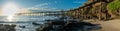 Catherine Hill Bay, decommissioned coal loading jetty, Australia