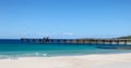 Catherine Hill Bay - NSW Australia Coal Loading Pier Royalty Free Stock Photo