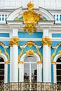 Catherine palace in Pushkin, Tsarskoye Selo, Russia