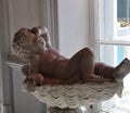 Catherine Palace The sleeping cupid Royalty Free Stock Photo