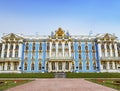 Catherine Palace. Summer view. The Tsarskoye Selo is State Museum-Preserve. Royalty Free Stock Photo