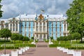 Catherine palace in Tsarskoe Selo, Pushkin, St. Petersburg, Russia Royalty Free Stock Photo