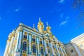 The Catherine Palace, Tsarskoye Selo, Pushkin, Saint Petersburg Royalty Free Stock Photo