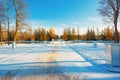 Catherine Park near the palace of the same name, Tsarskoye Selo Pushkin. Saint Petersburg. Russia Royalty Free Stock Photo