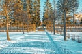 Catherine Park near the palace of the same name, Tsarskoye Selo Pushkin. Saint Petersburg. Russia Royalty Free Stock Photo