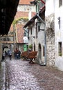 Catherine Passage - a little walkway in the old city on June 17, 2012 in Tallinn, Estonia